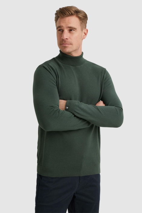 Vanguard roll neck pima cotton